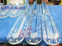 Toughened Borosilicate Acrylic Glass, Color : Transparent