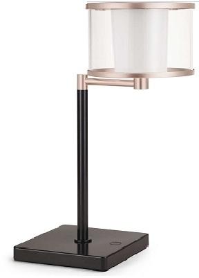 Glass Metal Table Lamp