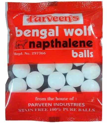 Bengal Wolf Naphthalene Ball, Color : White