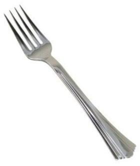 Disposable Silver Forks