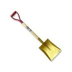 Wooden Handle Square Shovel