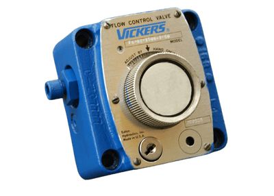 Polished Metal Vickers Flow Control Valve, Color : Blue