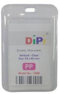 Rectangular PP ID Card Holder
