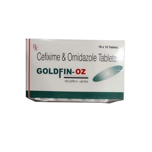 Goldfin-OZ Cefixime And Ornidazole Tablets, Packaging Type : Packet