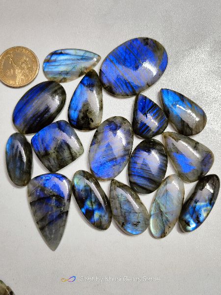 Blue Labradorite Gemstone, for Jewelry Making, Packaging Type : Pp Bag