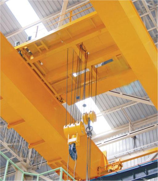 Hydraulic EOT Crane, for Industrial, Feature : Heavy Weight Lifting
