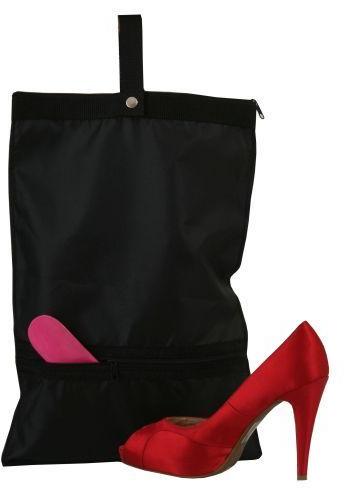 Norquest Brands Polyester Shoe Bag, Color : Black