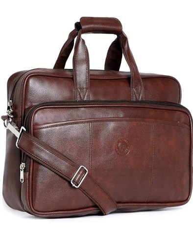 Leather Messenger Bag, Color : Brown