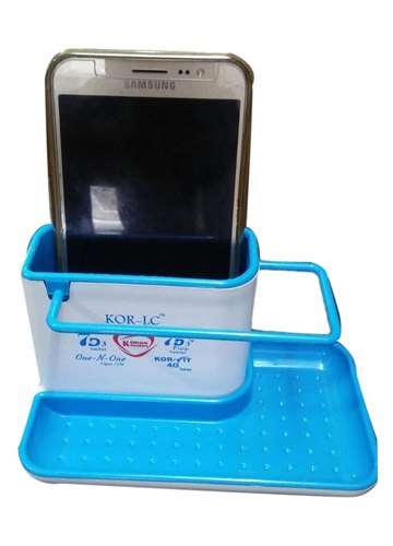 Printed Plastic Mobile Stand, Color : Blue