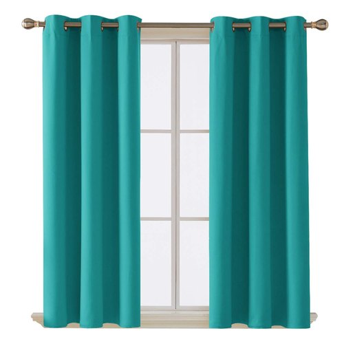 Polyester Eyelet Plain Curtains