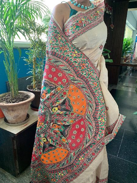 Unstitched Tussar Sarees, for Dry Cleaning, Saree Length : 6.5 Meter at ...