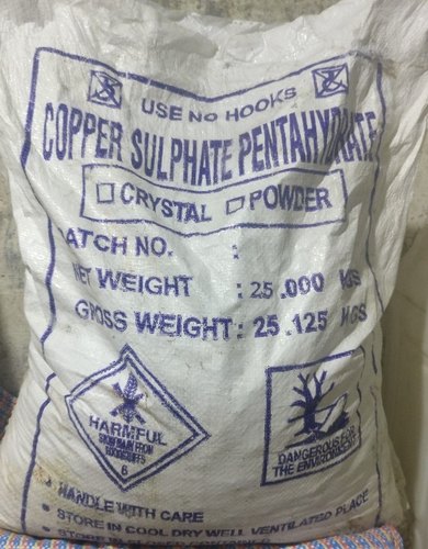 Copper Sulphate Crystal, Packing Size : 25 KG