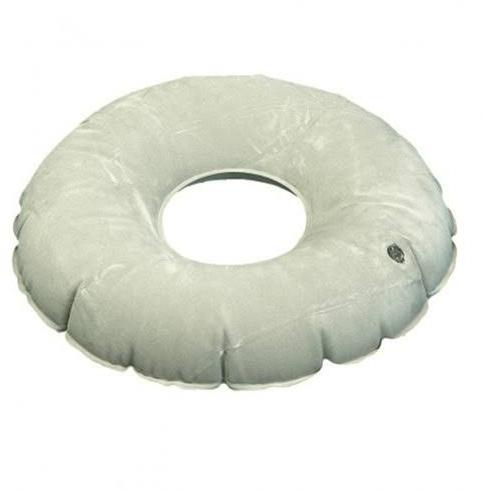 Round Air PVC Inflatable Pillow, Pattern : Plain