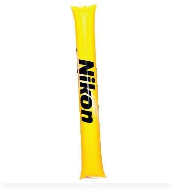 Printed PVC Promotional Cheer Stick, Color : Yellow
