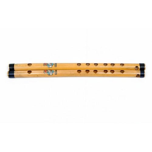 Polished G Scale Bamboo Flute, Color : Brown
