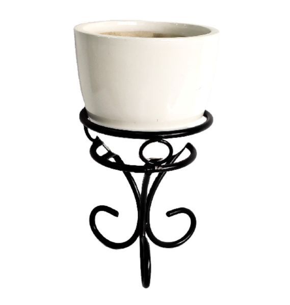 Cup Shaped Planter With Stand