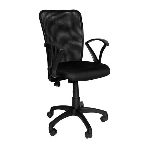 Polished Plain Metal Black Mesh Office Chair, Style : Modern