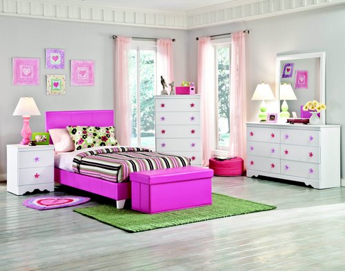 Polished Wood Kids Bedroom Set, Style : Modern