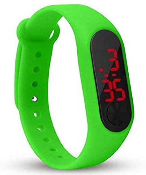 NEW MI BRAND M2 GREEN COLOR LED WATCH FOR BOYS AND GIRLS Digital Watch - M174