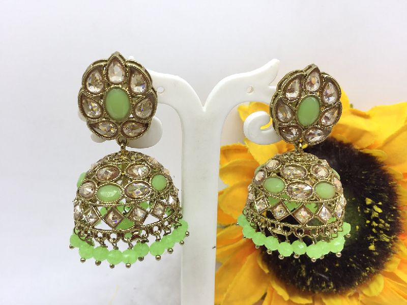 Buy online Silver Brass Jhumka Earring from Imitation Jewellery for Women  by Saraf Rs Jewellery for 519 at 71 off  2023 Limeroadcom