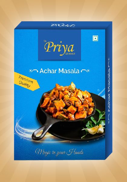 Sri Priya Blended Achar Masala Powder, Packaging Type : Plastic Packet