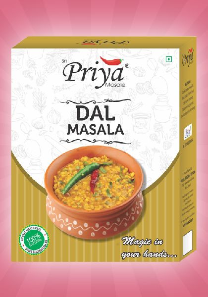 Sri Priya Blended Dal Masala Powder, Packaging Type : Plastic Packet