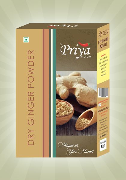 Sri Priya Dried Ginger Powder, Packaging Type : Plastic Packet