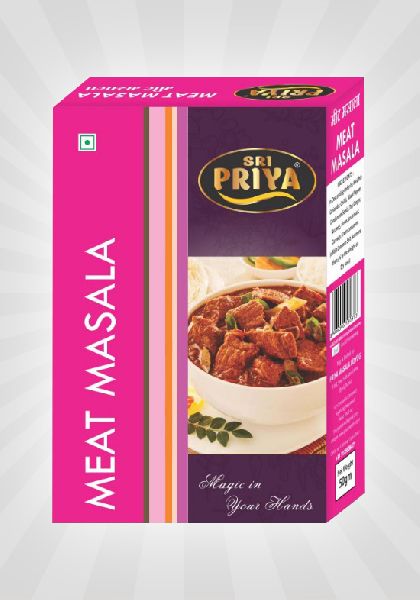 Sri Priya Blended Meat Masala Powder, Packaging Type : Plastic Packet
