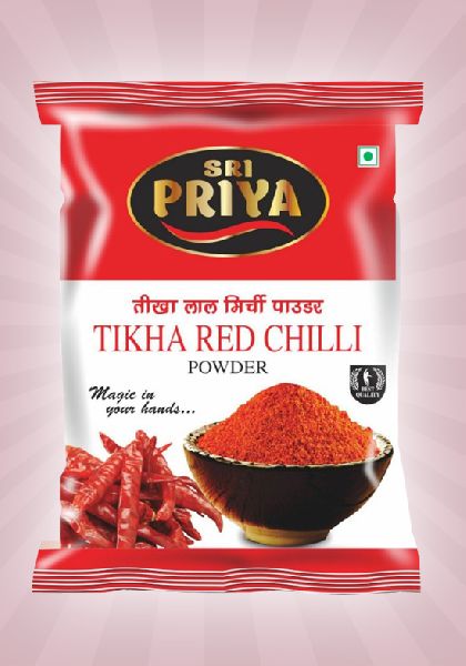 Sri Priya Blended Organic Tikha Red Chilli Powder, Variety : Kashmiri