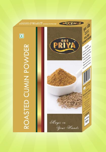Sri Priya Roasted Cumin Powder, Packaging Type : Plastic Packet
