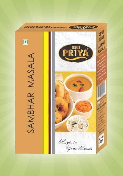 Sri Priya Sambar Masala Powder, Packaging Type : Plastic Packet