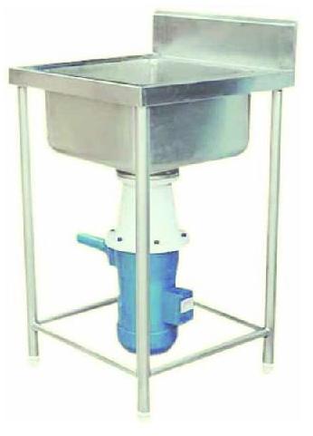 Single Sink Unit with Garbage Crusher