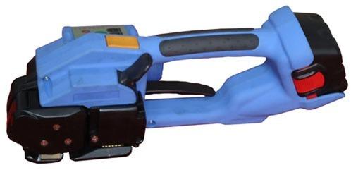 PET Strapping Tool Battery Powered, Color : Blue