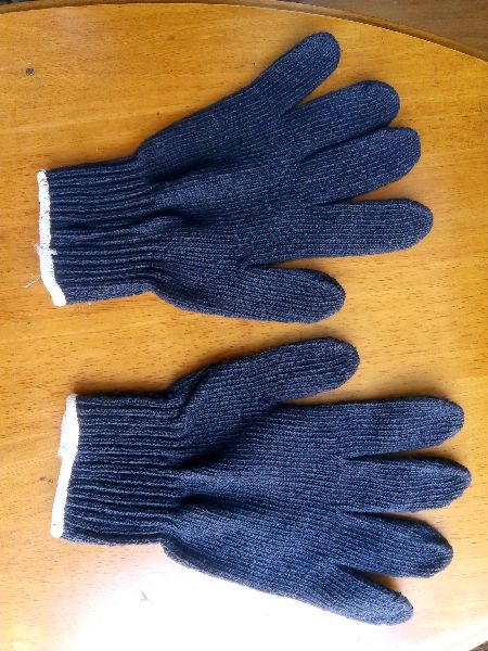 Oriental Enterprises White/Black/Blue Cotton Hosiery Gloves at Rs 9/pair in  Thane