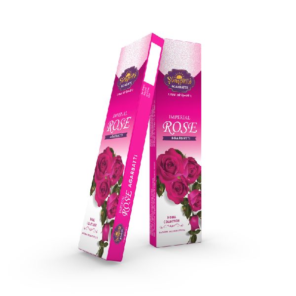 Rose Incense Sticks, for Church, Home, Office, Temples, Packaging Type : Boxes, Cartons, Packet