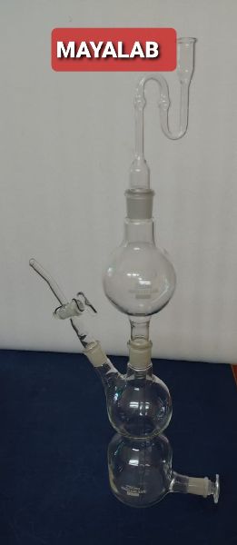 Borosilicate Glass 2-7 Kg 27 Kipp apparatus, for Laboratory, Capacity : 500ml-1000ml