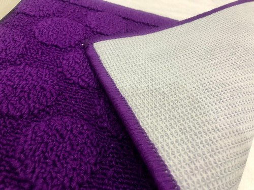 Rectangular Cotton Anti Sip Doormat, for Hotel, Restaurant, Home, Technics : Handloom
