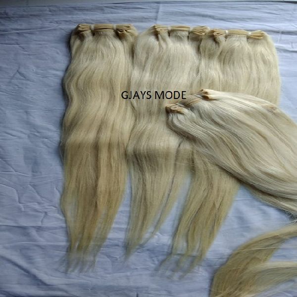Blonde Straight Human Hair Extensions
