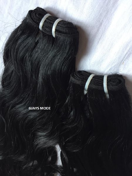 Hand Tied Weft Human Hair, for Parlour, Personal, Gender : Female