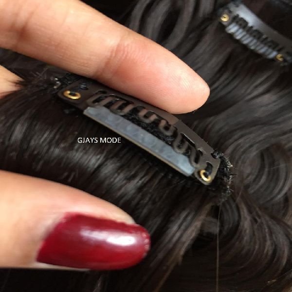 Indian Clip in Hair Extensions, for Parlour, Personal, Style : Wavy