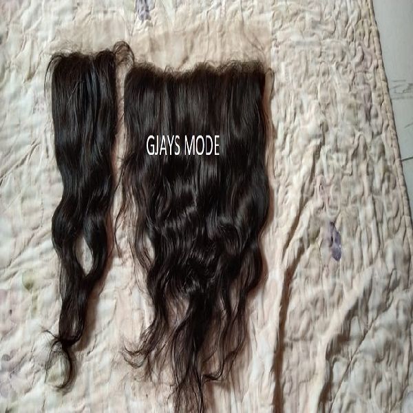 Human Hair Transparent Lace Frontal Wig, for Parlour, Personal, Feature : Light Weight, Shiny Look
