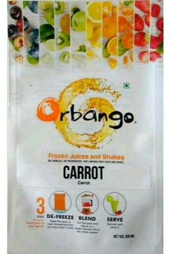 Orbango carrot juice, Packaging Type : Pouch