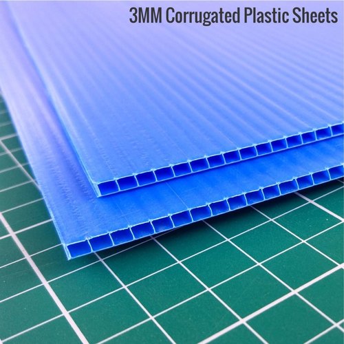Ojas 3mm Corrugated Plastic Sheet, Size : 1825x1220mm