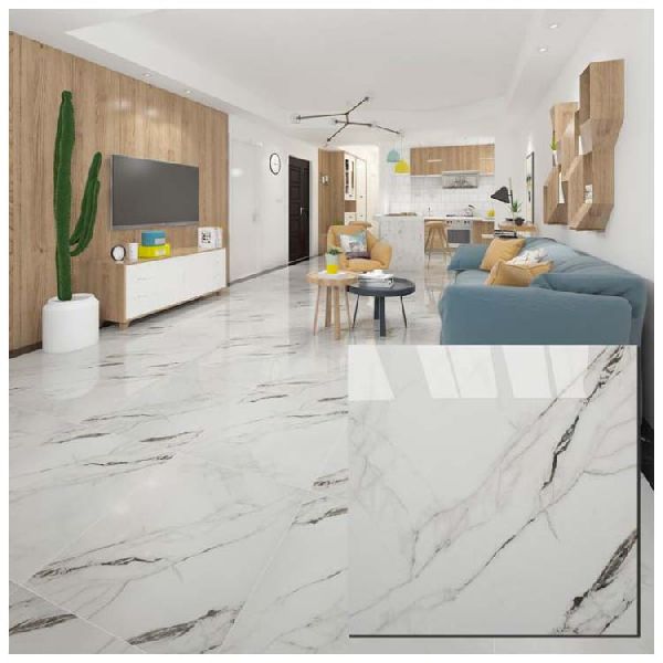 Polished Ceramic Floor Tiles, for Interior, Exterior, Size : 300X300mm, 400X400mm