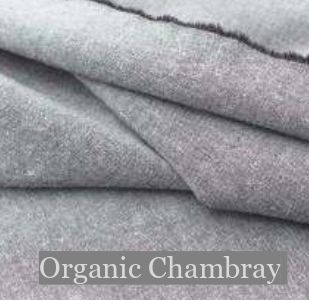 Plain Woven Organic Chambray Fabric, for Garments, Textile Industry, Capacity : 10000