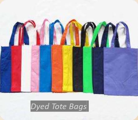 Organic Dyed Tote Bags