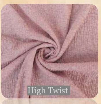 Woven Organic High Twist Fabric, For Textile Industry, Width : 30 Inch, 40 Inch