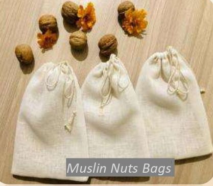 Organic Muslin Nut Bags