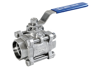0-10 Bar 3 PC Design (IC) Ball Valve, for Industrial, Size : 1/2 Inch, 2 Inch