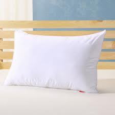 Plain Cotton Siliconized Polyester Fiber Pillow, Packaging Type : Carton Box